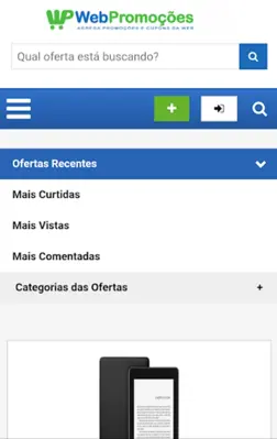 Web Promoções - Ofertas, Cupon android App screenshot 3